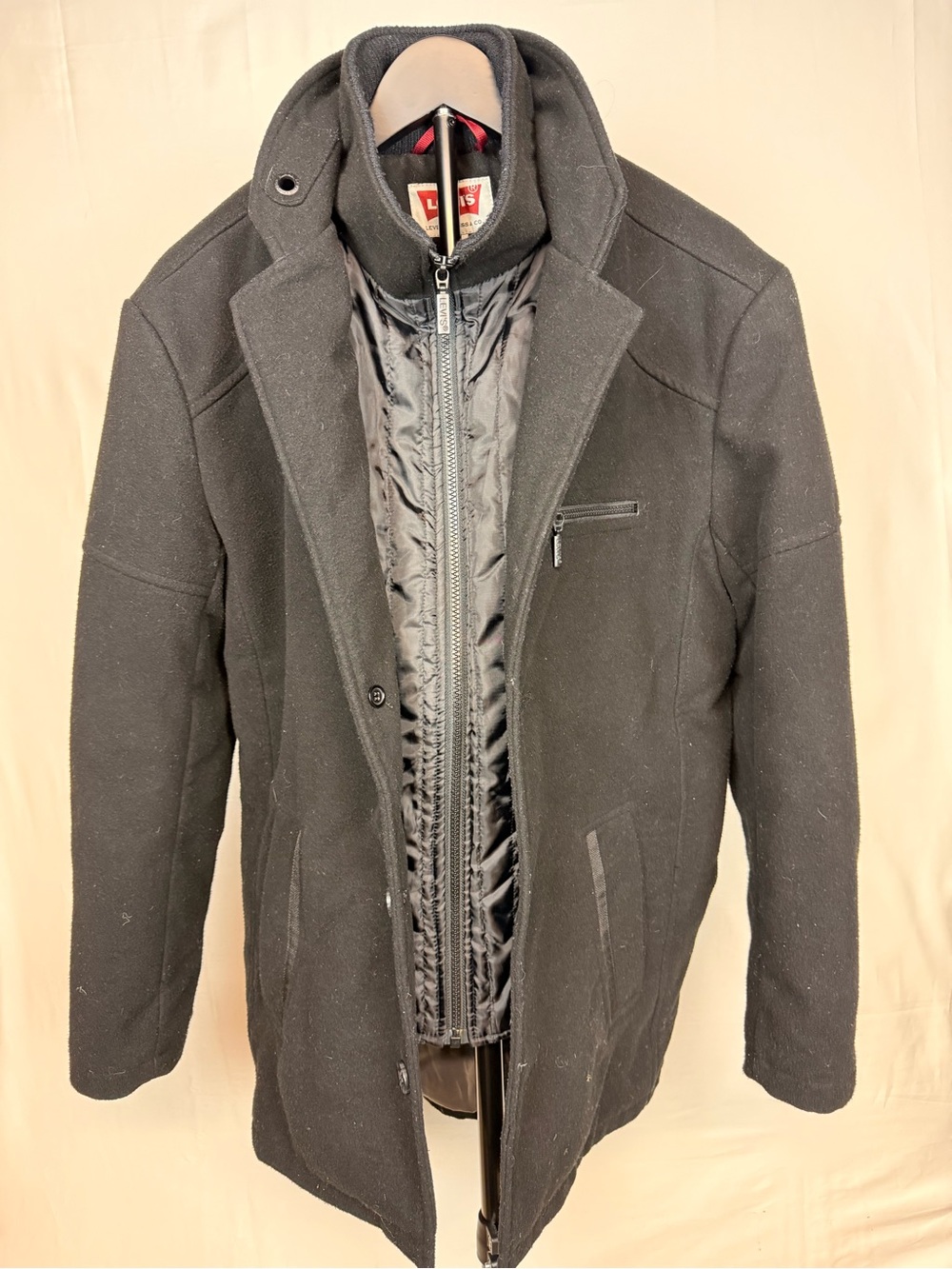 Levi's 2355SR Men's Black Jacket Size Medium Like New